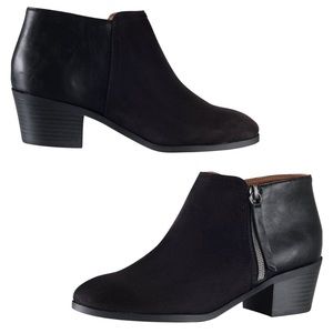 Soda Black Ankle Booties